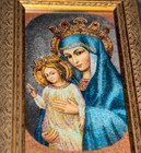 Nuns Convent Framed Virgin Mary Mater Ecclesiae W pope John Paul Ii Coat Of Arms