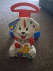 Fisher Price 1999 Bingo Dog Activity  Sit To Stand  Walker Crib Toy Plays Bingo