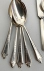 Vtg Mixed Lot Silver Plate Flatware Assorted Styles brands 12 Pieces Clean
