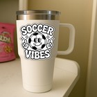 4pcs Soccer Stickers  Waterproof Vinyl Decals For Water Bottles  Laptops