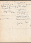 Tina Louise Actress Original Multi-signed Autograph Sheet Dated 1963