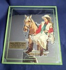 Cowgirl   Horse Advertising Mirror - Dimensional Picture Vintage C  Mid 20th C 