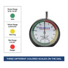 Professional Dial Type Tire Tread Depth Gauge - Tg32