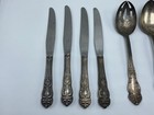 1901 Tiger Lily Festivity Reed   Barton Silver Plate 16 Pieces Flatware Rainbows