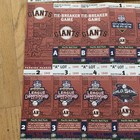 2001 Sf Giants World Series Parking Stub Full Panel Uncut Rare Lot A And B Phant