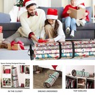 Christmas Wrapping Paper Storage Bag Container Fits 20 Gift Wrap Rolls 41  Long