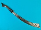 Vintage Custom Made Handmade Large   Heavy Fantasy Machete Sword