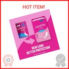 Carefree Panty Liners For Women  Regular  Wrapped  Unscented  54ct   Pantiliners