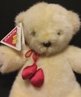 Vintage 14  Dakin Tan Valerie  24129 Teddy Bear Stuffed Animal Plush Hearts 1994