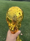World Cup Trophy Replica 14 2in 2lb  resin And Gold-plated 
