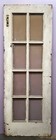 28 x80 x1 75  Antique Vintage Old Wood Wooden Exterior French Door Window Glass