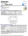 525nm 2 3w Nichia Ndg7p75 Laser Diode