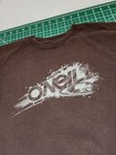 O   neill Size M Brown Vintage Logo Tee Short Sleeve T-shirt Surfing Oneill