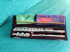 Yamaha Yfl-611 Ii Handmade Flute C Foot Brilliant Solid Silver   Very New 