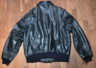  rare Vtg 80s Official Alaska Airlines Pin A-2 Leather Flight Bomber Jacket   38