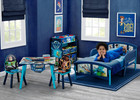 Toddler Bed Plastic Blue Toy Story Kids Bedroom Toddler Guardrails Sturdy Frame