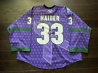 Ushl Sioux City Musketeers  33 Ethan Haider Game Worn Jersey Admirals