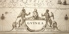Old Map Of Guinea West Coast Of Africa By Jansson 1630  Antic Map