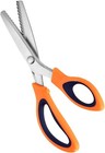 Pinking Shears For Fabric Cutting 9 Inch Zig Zag Scissors Professional Sewing   