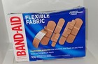 Band-aid Brand Adhesive Bandages First Aid Flexible Fabric Assorted Sizes 100 Ct