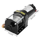 12v Electric Winch 3000lbs Portable Remote Control Trailer Winch For Boat Truck