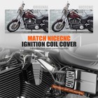 Front Aluminum Horn Cover Guard Protector For Harley Dyna Fat Bob Fxdf 2008-2017