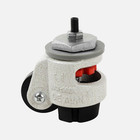 4pc Stem Leveling Machine Retractable Casters With Nylon Wheel M8 m12 m16