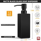 Gmisun Black Soap Dispenser Bathroom  Glass 1 Pack  Bottle   Pump