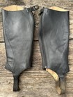 Tredstep Ireland Custom Fit Black Women   s Half Chaps Leather 14    Calf 15    Height