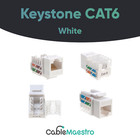 Cat6 Keystone Jack Network Ethernet Rj45 Plug 110 Snap-in Punchdown Pack Lot