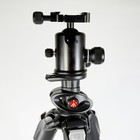 Manfrotto 055cxpro3 Carbon Tripod With Kirk Bh-3 Quick Release Ballhead Nice 