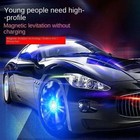 Custom 57mm Wheel Center Caps Self Powered Floating Blue Led For Tesla Mode3 S X