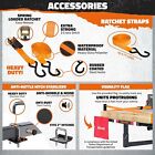 750lb Load Extender Truck Hitch Support Haul Ladder Lumber Rack Roof Tailgate Te