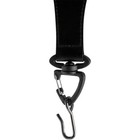 Protec Leather Bassoon Non-slip Seat Strap With Lockable Hook Black Single Hook