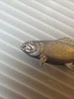 Vintage Sid Bell Original Cast Fish Signed Tulley Ny  1974 Rare No Mount Pewter
