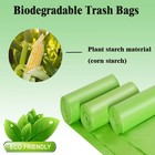 4-6 Gallon Small Trash Bags Biodegradable 20 Liter Mini Compostable 100 Counts