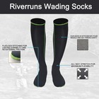 Wading Socks Nylon Fishing Wader Socks For Men And Women Outdoor