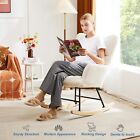 Comfy Rocking Chair For Nursery Upholstered Sofa Teddy Rocking Armchair For Baby