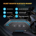 Bluetooth 5 0 Motorcycle Helmet Headset Wireless Motorbike Hands-free Waterproof