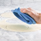 Plastic Dough Crimped Edge Press Set For Pies Pastries Calzones Includes 3 Sizes