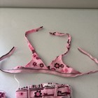 Build-a-bear Pink Floral Matching Swimsuit Set With Coverup