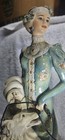 Giuseppe Armani 1985 Lady With Borzois Dogs Figurine 1122c Florence Italy 15   