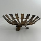 Action Handmade Metal Articulated Brutalist Bowl - 11 5 8  Spain Mcm