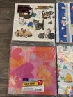 Lot Of 4 Vintage Wrapping Paper Nip - 3 Hallmark   1 Gordon Gift Wrap