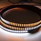 3pcs 49  60  Tailgate Running Board Amber White Led Emergency Strobe Light Strip