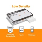 Professional Linear Low-density Trash Bags Clear 12-16 Gallon 250 Bags box