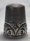  676 Chasing Scrolls Sterling Silver Thimble -  size 10  Simons Bros co 