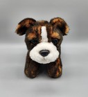 Fao Schwarz 5th Avenue Boston Terrier Plush Black Brown 10  Puppy Dog Beanbag