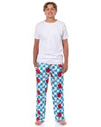 Peanuts Pajama Pants Adult Snoopy And Woodstock Doghouse Checker Bottoms