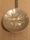 Rare S  Kirk   Son Berries Serving Spoon     repousse    Pattern  5  1 8     27g 